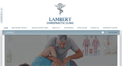 Desktop Screenshot of lambertchiro.com